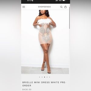 I am selling this beautiful blinged out Dress. Perfect for any special occasion.